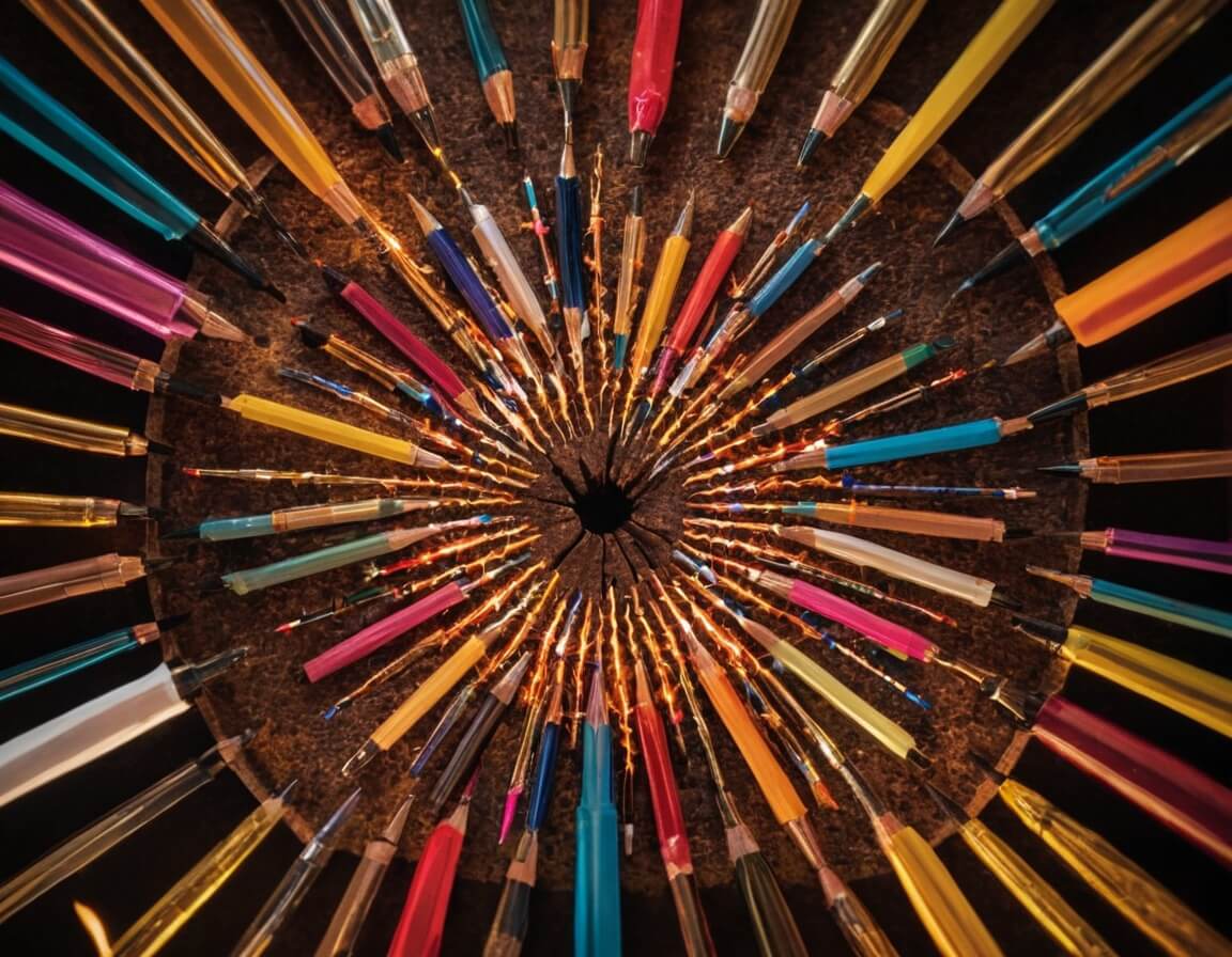 Colorful Pencils Set